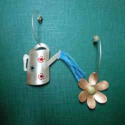 Watering The Flower Hoop Earrings